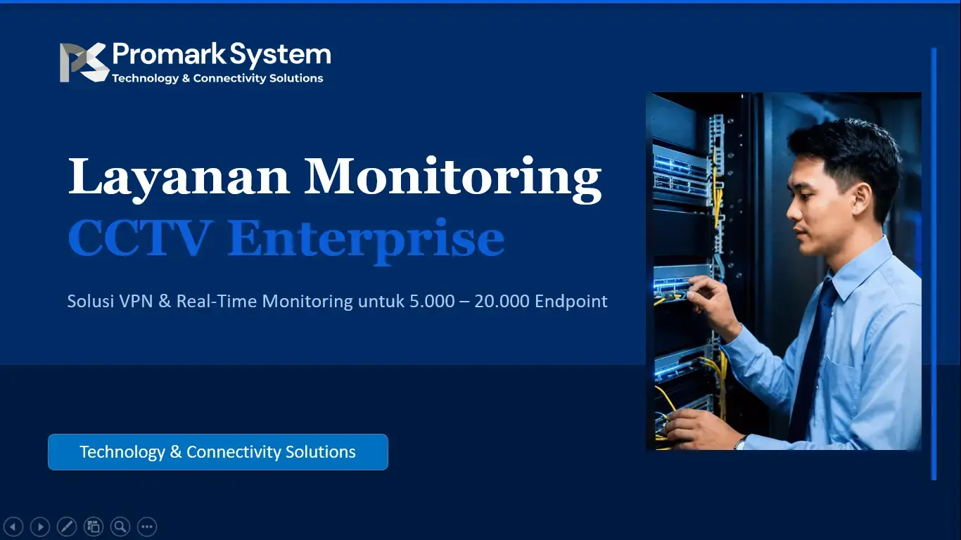 Managed Service Monitoring CCTV Enterprise: Solusi Real-Time Ribuan Endpoint Tanpa Lisensi