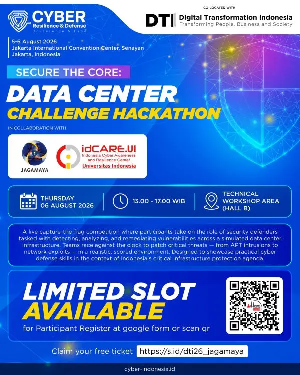 Data Center Challenge Hackathon & Cyber Resilience DTI 2026