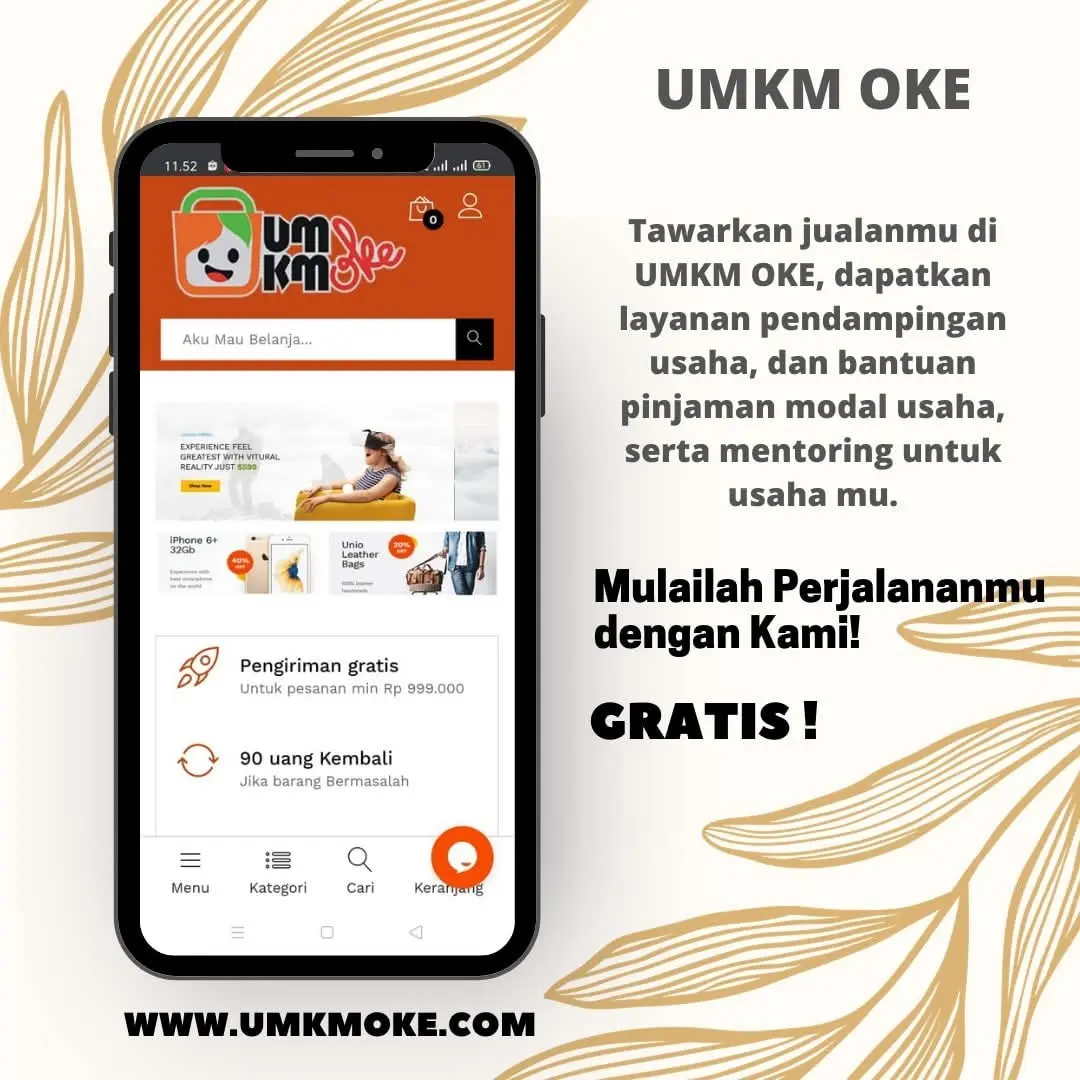 Marketplace UMKMOKE.COM – Ecosystem E-Commerce, Fintech & Logistik Terintegrasi