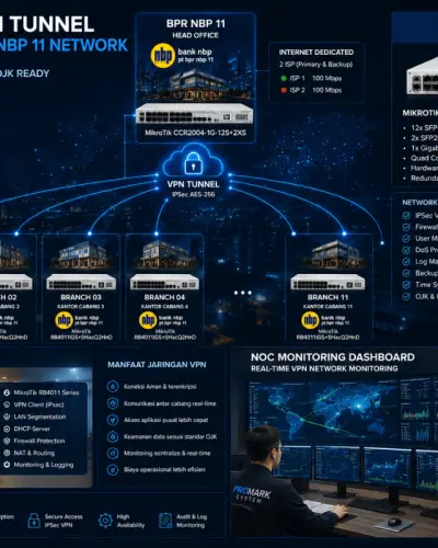 VPN Multi-Cabang untuk Operasional Perbankan Modern